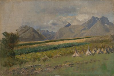 ストラチキの高タトラ山脈、1878〜80年 作： Laszlo Mednyanszky
