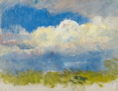 春の空、1890年頃 作： Laszlo Mednyanszky