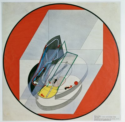 電動ステージのライトプロップ 作： Laszlo Moholy-Nagy