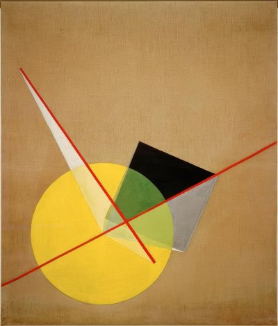 黄色い円 作： Laszlo Moholy Nagy