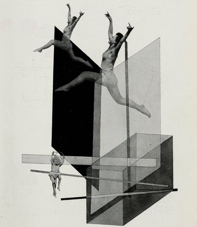 人間力学の多様性。バウハウスの舞台から1925年のバウハウスの舞台。 作： Laszlo Moholy Nagy