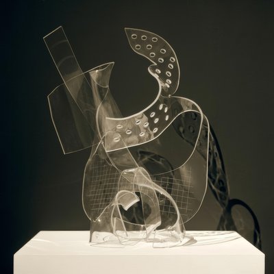 L.モホリー=ナジ、スパイラル-プレキシグラスクルプル（Replik） 作： Laszlo Moholy Nagy