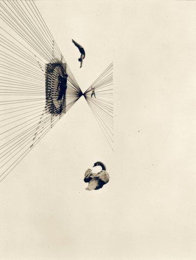 レダと白鳥 作： Laszlo Moholy Nagy