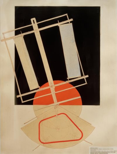 電気ステージのライト支柱 作： Laszlo Moholy Nagy