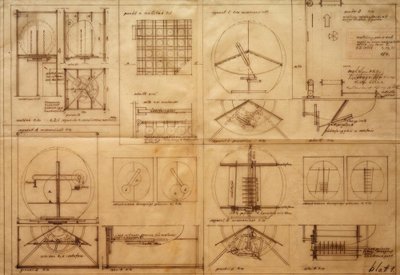 電気ステージのライト支柱 作： Laszlo Moholy Nagy