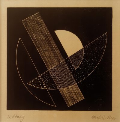 無題（構成主義作文） 作： Laszlo Moholy Nagy