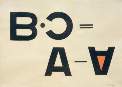 無題（誤植コラージュ） 作： Laszlo Moholy Nagy