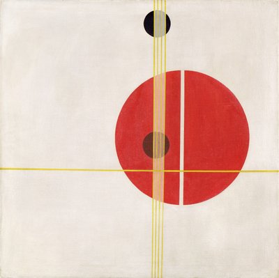 Q 1 Suprematistic、1923年 作： Laszlo Moholy Nagy