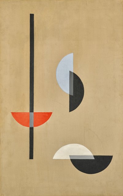 セグメント、1921年。 作： Laszlo Moholy Nagy