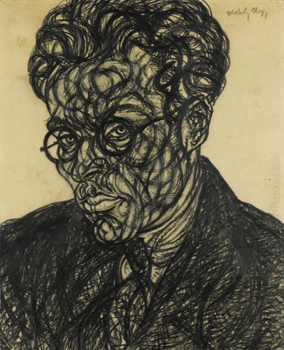自画像。 作： Laszlo Moholy Nagy