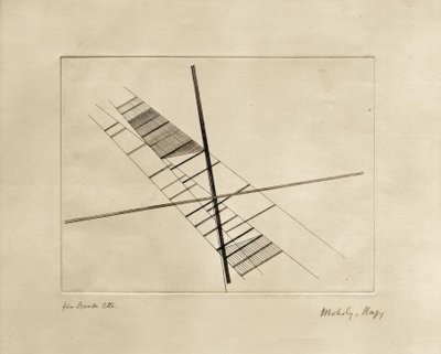交差する対角線 作： Laszlo Moholy Nagy