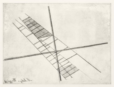 無題、1923 作： Laszlo Moholy Nagy