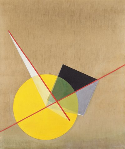 イエローサークル 作： Laszlo Moholy Nagy