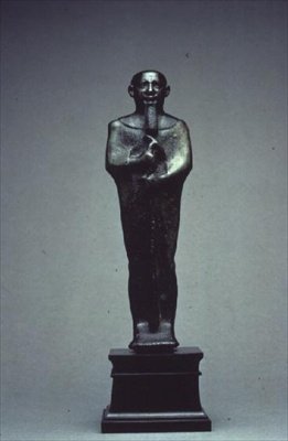 プタフ神の像（ブロンズ） 作： Late Period Egyptian