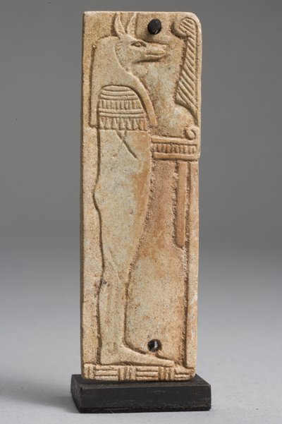 ドゥアムテフのプラーク（ファイアンス）（325655、325656、325657も参照） 作： Late Period Egyptian