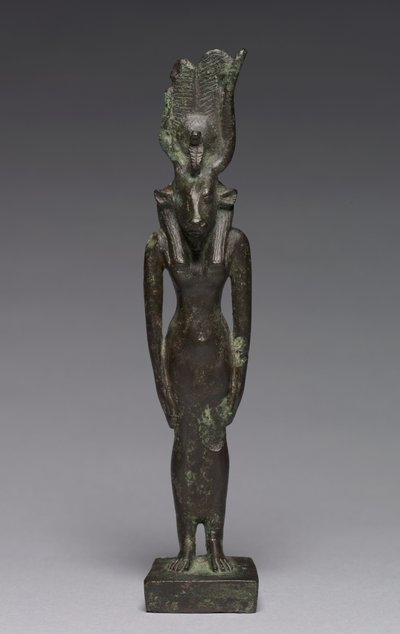 ハトホルの小像、紀元前664〜30年 作： Late Period Egyptian