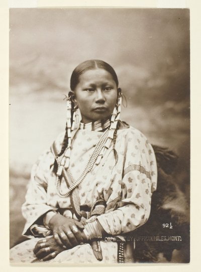 スポテッドフォーン、シャイアンの花嫁、1879年。 作： Laton Alton Huffman