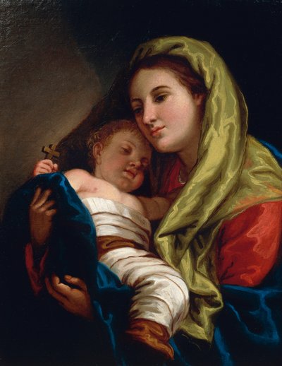 ラッタンツィオ・ケレーナ（1768-1853）の「聖母子像」。 作： Lattanzio Querena