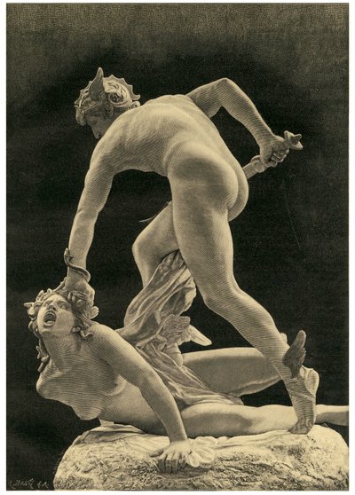 ペルセウスとゴルゴン、1872 作： Laurent Honore Marqueste