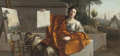 幾何学のアレゴリー、1649年 作： Laurent La Hyre de
