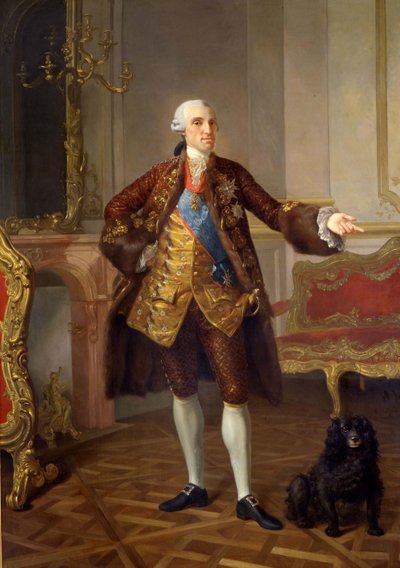 フィリップ1世の肖像1720-1765年、パルマ公、1765年 作： Laurent Pecheux
