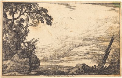山岳風景 作： Laurent de la Hyre