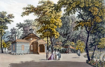オーストリア、ラクセンブールの皇居の庭園にあるエルミタージュ美術館、1790年頃 作： Laurenz Janscha