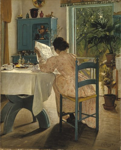 朝食で 作： Laurits Andersen Ring