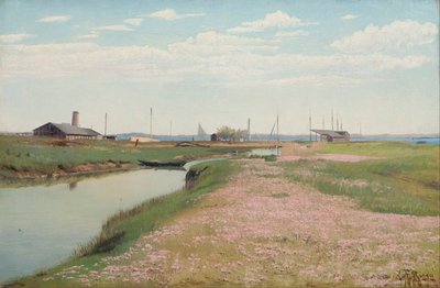 Frederiksværkの川と港 作： Laurits Andersen Ring
