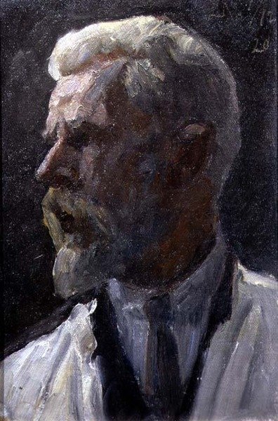 セルフポートレート 作： Laurits Regner Tuxen