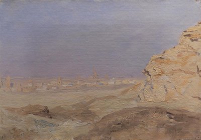 カイロの眺め 作： Laurits Regner Tuxen