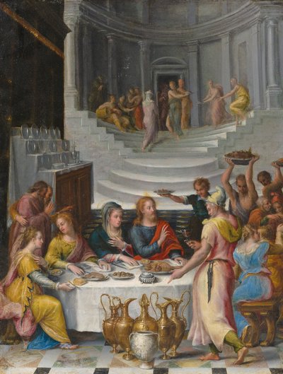 カナの結婚披露宴。 作： Lavinia Fontana