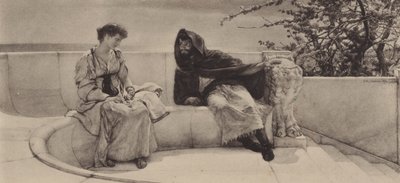 オールドストーリー」（グラビア 作： Lawrence (after) Alma Tadema