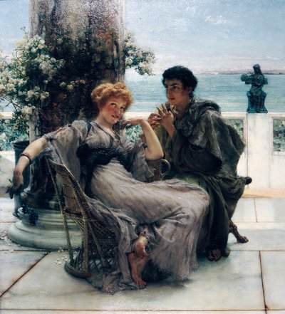 求婚（プロポーズ） 作： Lawrence Alma Tadema