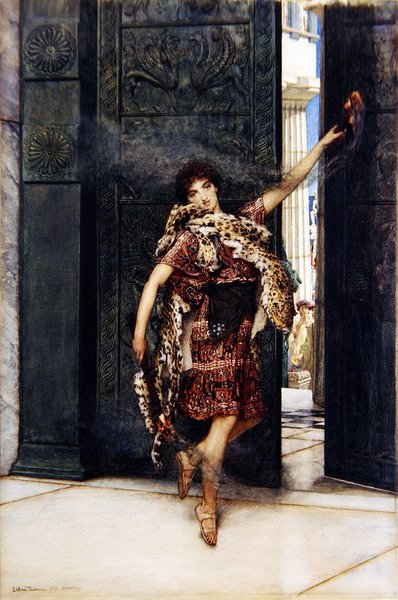 タイムルの前のダンス」（水彩・紙）（349101も参照） 作： Lawrence Alma Tadema