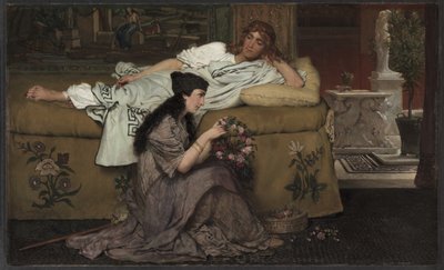 グラウコスとニディア 作： Lawrence Alma-Tadema