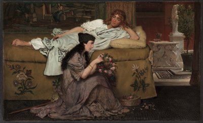 グラウコスとニディア 作： Lawrence Alma Tadema