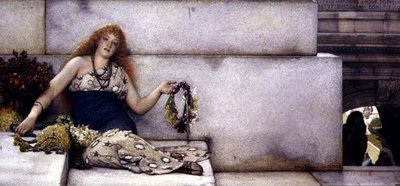 国会議事堂の階段で 作： Lawrence Alma Tadema
