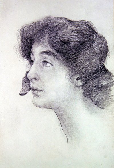 ミス・ジェームスの肖像 作： Lawrence Alma Tadema