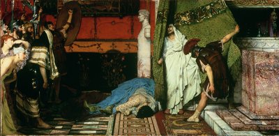ローマ皇帝、AD 41 - クラウディウス 作： Lawrence Alma Tadema