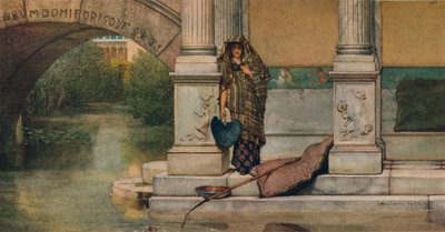 釣り、1875 作： Lawrence Alma Tadema