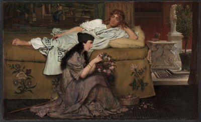 グラウコスとニディア 作： Lawrence Alma Tadema