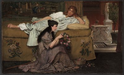 グラウカスとニディア 作： Lawrence Alma Tadema