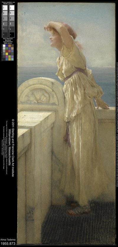 希望に満ちた、1909 作： Lawrence Alma Tadema