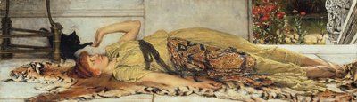 プレイガーデン、1875 作： Lawrence Alma Tadema