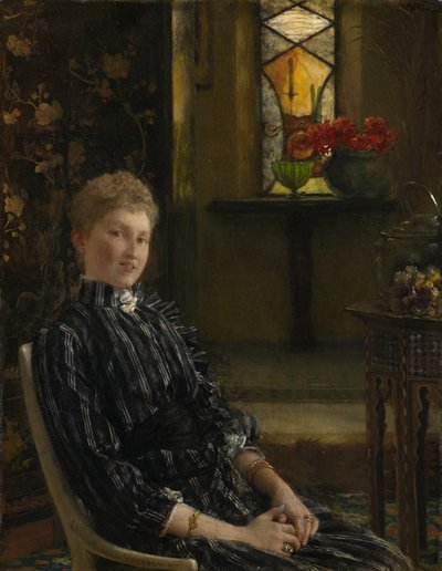 ラルフ・スネイド夫人の肖像、1889 作： Lawrence Alma Tadema
