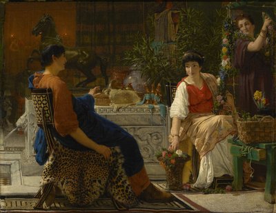 お祭りの準備 作： Lawrence Alma Tadema