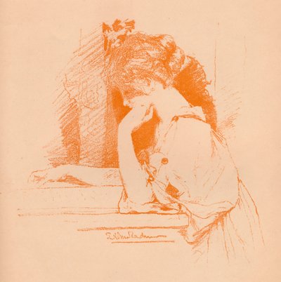 少女のスケッチ、c1885、1896 作： Lawrence Alma Tadema