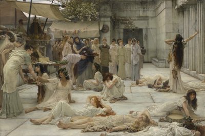 アンフィサの女たち、1887 作： Lawrence Alma Tadema