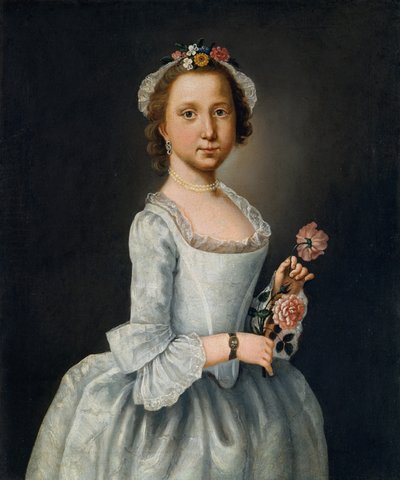 女性の肖像画、1764年。 作： Lawrence Kilburn